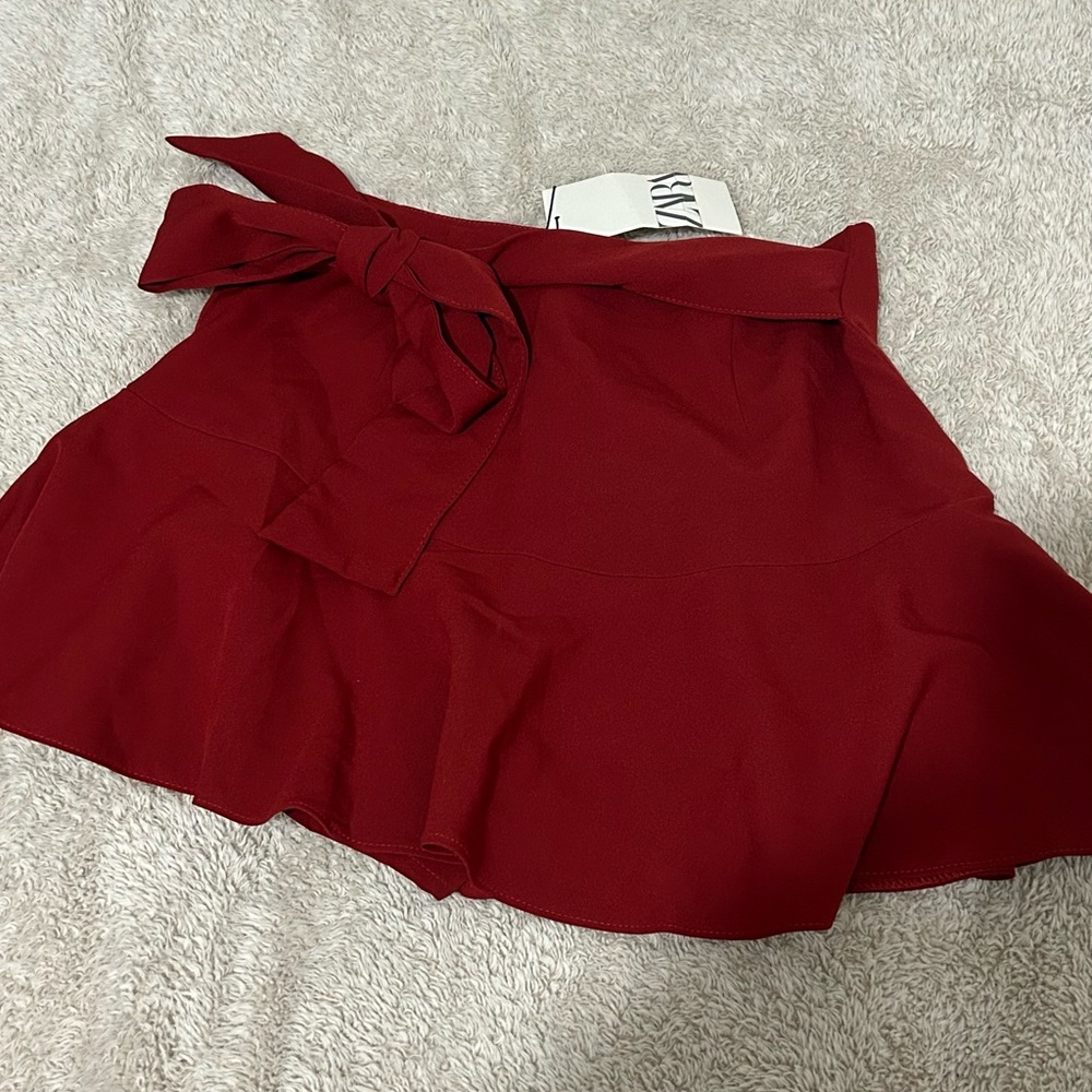 Red skirt